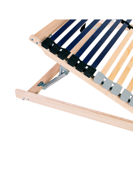 Base a doghe Marrone 70 x 190 cm Legno massello di faggio