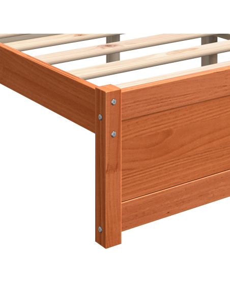 Struttura del letto Marrone cerato 205.5 x 95.5 x 51 cm