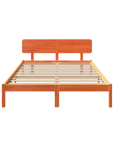 Struttura del letto Marrone cerato 160 x 200 cm Pino massello