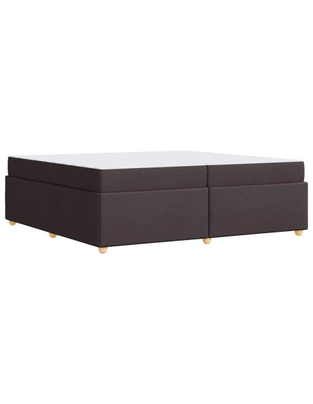 Struttura del letto Altro Marrone scuro 200 x 200 cm Tessuto