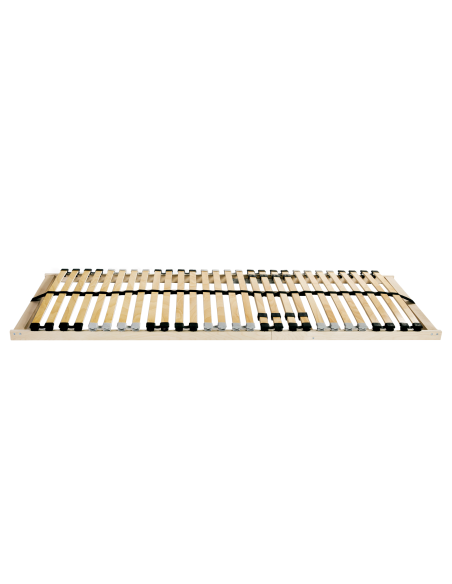 Base a doghe Marrone 70 x 190 cm Legno massello di faggio