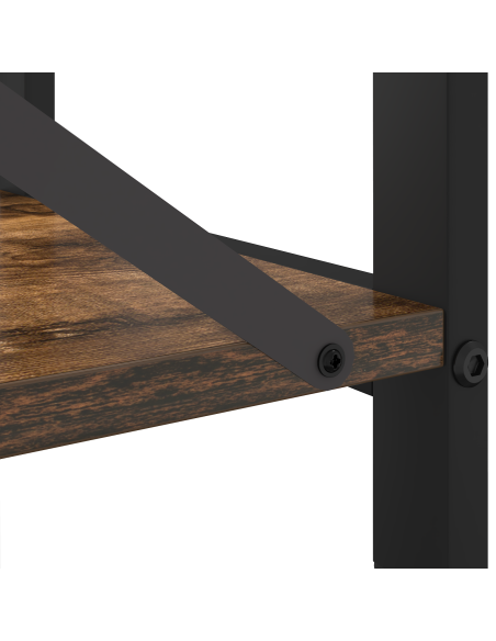 Libreria Rovere fumo 60 x 30 x 83 cm Legno multistrato