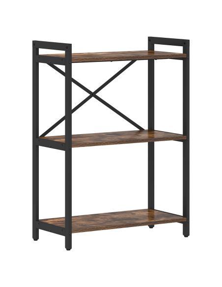Libreria Rovere fumo 60 x 30 x 83 cm Legno multistrato