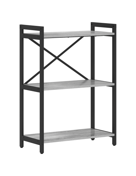 Libreria Grigio sonoma 60 x 30 x 83 cm Legno multistrato