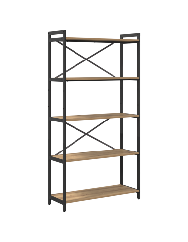 Libreria Rovere artigianale 80 x 30 x 155 cm Legno multistrato