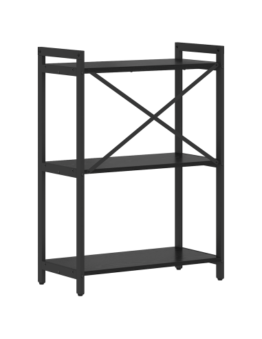 Libreria Rovere Nero 60 x 30 x 85 cm Legno multistrato