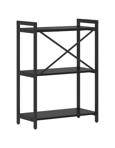 Libreria Rovere nero 60 x 30 x 83 cm Legno multistrato