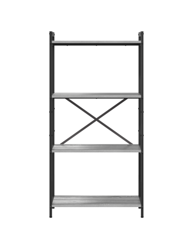 Libreria Grigio sonoma 40 x 30 x 85 cm Legno multistrato