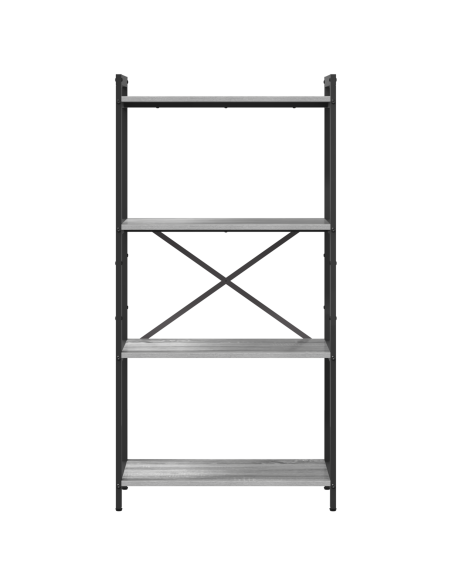 Libreria Grigio sonoma 60 x 30 x 118 cm Legno multistrato