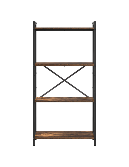 Libreria Rovere fumo 60 x 30 x 118 cm Truciolare