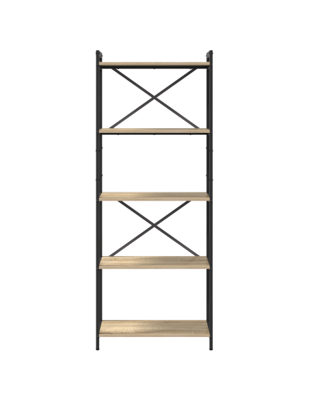 Libreria Rovere Sonoma 60 x 30 x 155 cm Legno multistrato