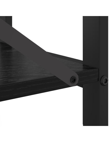 Libreria Rovere nero 60 x 30 x 83 cm Legno multistrato
