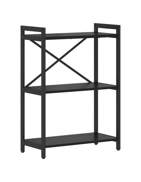 Libreria Rovere nero 60 x 30 x 83 cm Legno multistrato