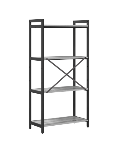 Libreria Grigio sonoma 40 x 30 x 85 cm Legno multistrato