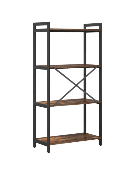 Libreria Rovere fumo 60 x 30 x 118 cm Truciolare