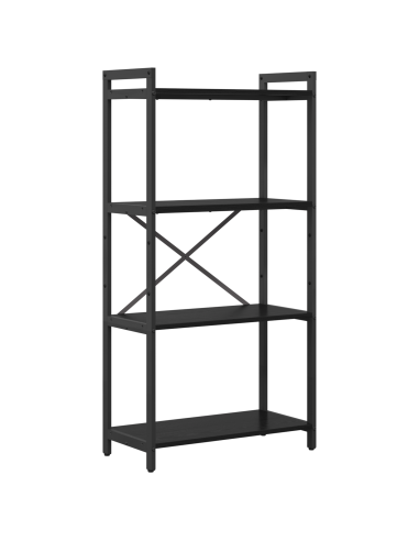 Libreria Rovere Nero 40 x 30 x 85 cm Legno multistrato