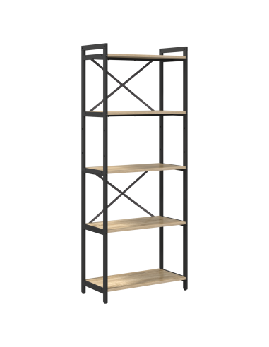 Libreria Rovere Sonoma 60 x 30 x 155 cm Legno multistrato