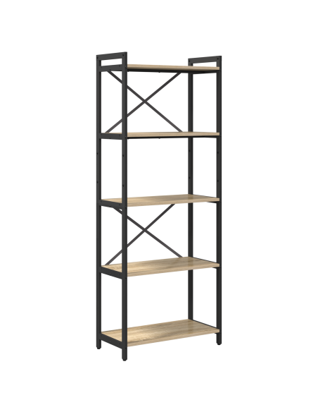 Libreria Rovere Sonoma 60 x 30 x 155 cm Legno multistrato