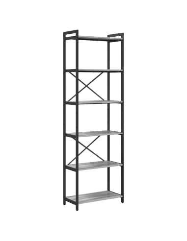 Libreria Grigio sonoma 40 x 30 x 85 cm Legno multistrato