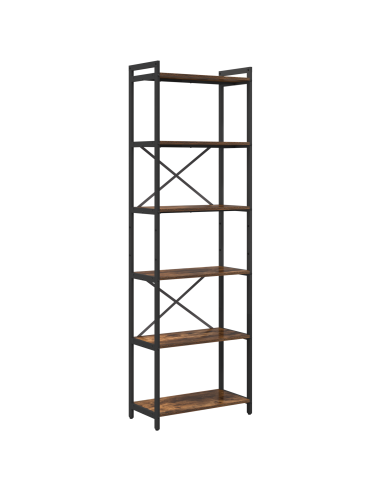 Libreria Rovere fumé 40 x 30 x 85 cm Legno multistrato