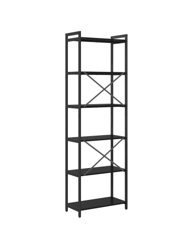 Libreria Rovere Nero 40 x 30 x 85 cm Legno multistrato