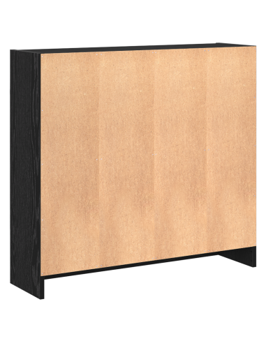 Libreria Rovere Nero 80 x 24 x 76 cm Legno multistrato