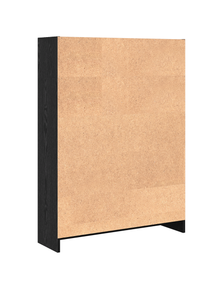 Libreria Rovere nero 80 x 24 x 109 cm Truciolare
