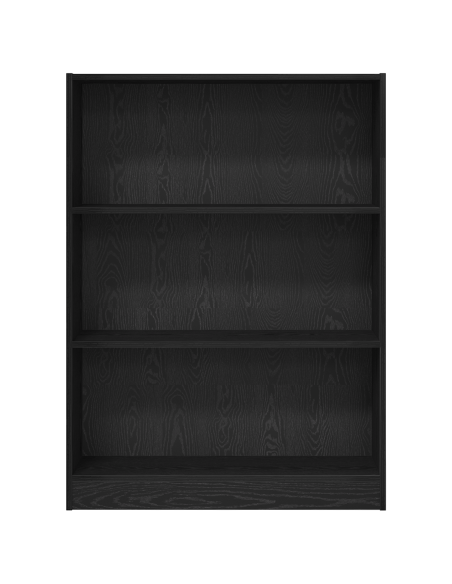 Libreria Rovere nero 80 x 24 x 109 cm Truciolare