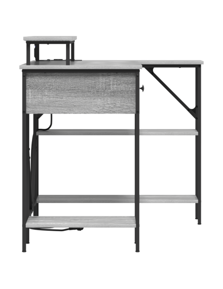 Scrivania Grigio sonoma 120 x 79 x 86.5 cm Legno multistrato