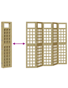 Schermo per Privacy Marrone miele 200 x 180 cm 2