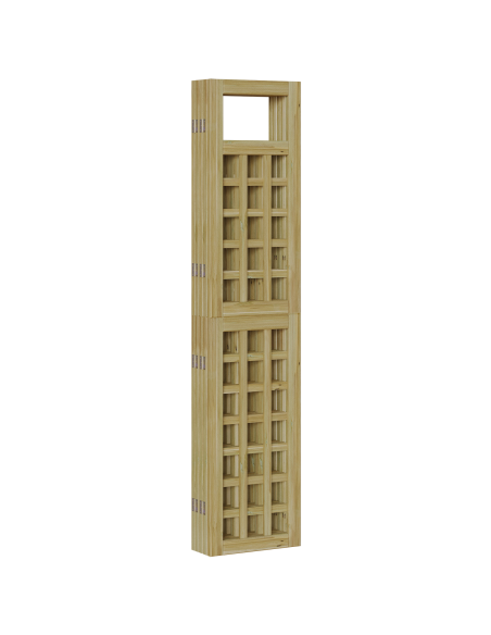 Schermo di Privacy da Esterno 5 pcs Marrone 200 x 180 cm