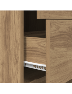 Armadio per Libri rovere artigianale 40 x 35 x 180 cm 2