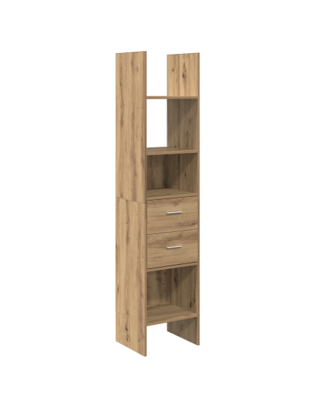 Armadio per Libri rovere artigianale 40 x 35 x 180 cm