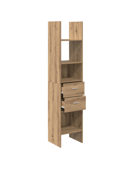 Armadio per Libri rovere artigianale 40 x 35 x 180 cm