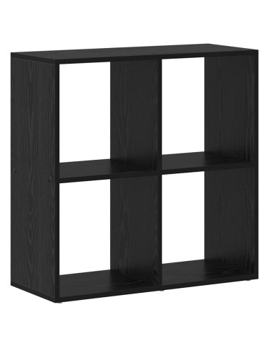 Armadio per Libri Rovere Nero 69,5 x 29 x 69,5 cm