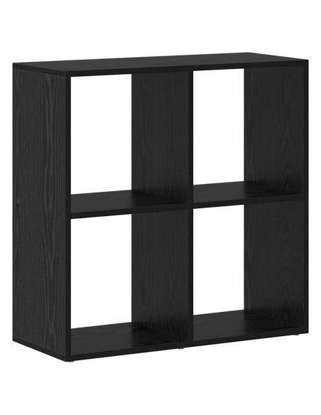 Armadio per Libri Rovere nero 69.5 x 29 x 69.5 cm