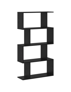 Armadio per Libri Rovere Nero 70 x 24 x 129 cm 2