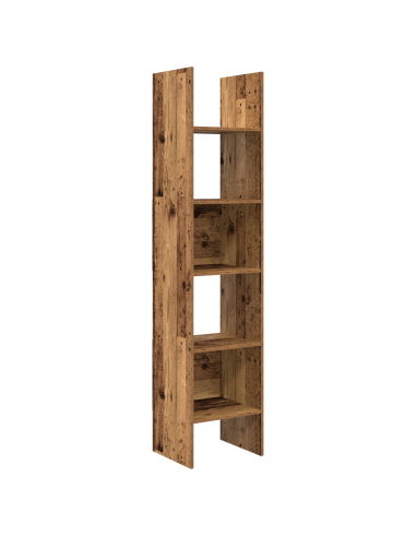 Armadio per Libri Legno vecchio 40 x 35 x 180 cm