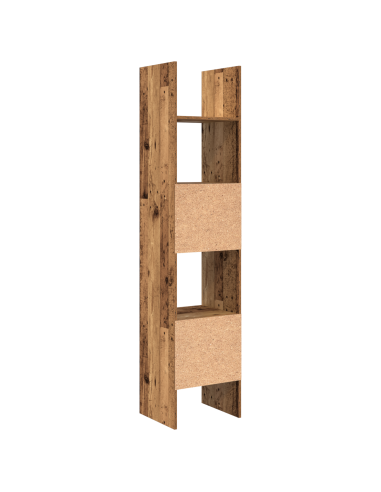 Armadio per Libri Legno vecchio 40 x 35 x 180 cm