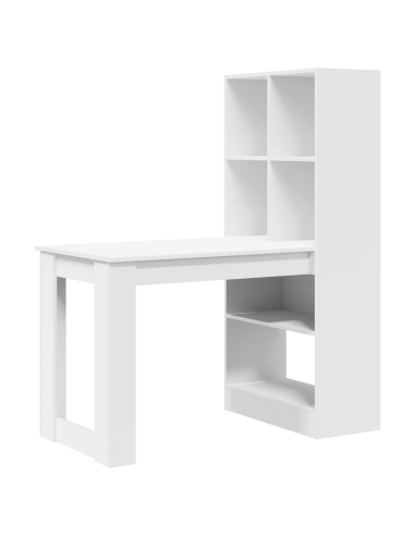 Scrivania Bianco 122 x 67 x 145 cm Legno multistrato