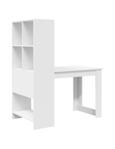 Scrivania Bianco 122 x 67 x 145 cm Legno multistrato