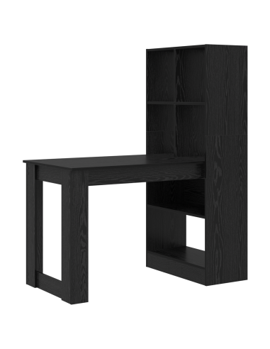 Scrivania Rovere Nero 122 x 67 x 145 cm Legno multistrato