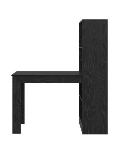 Scrivania Rovere Nero 122 x 67 x 145 cm Legno multistrato