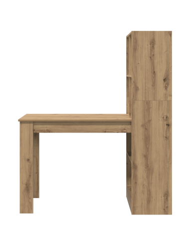 Scrivania con lo scaffale Rovere artigianale 122 x 67 x 145 cm