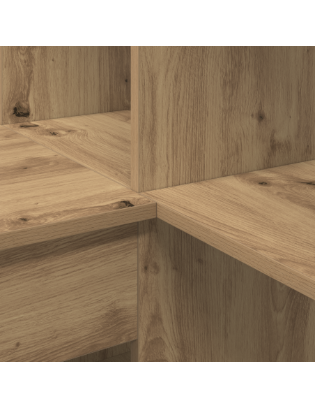 Scrivania ad angolo rovere artigianale 101,5 x 149,5 x 149,5 cm