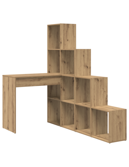 Scrivania ad angolo rovere artigianale 101,5 x 149,5 x 149,5 cm