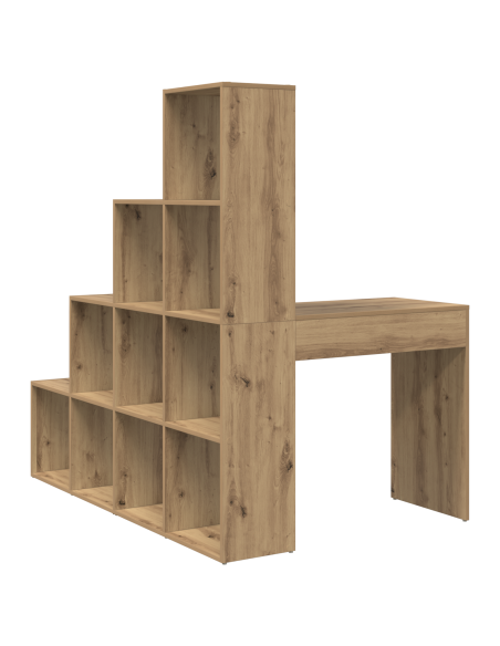 Scrivania ad angolo rovere artigianale 101,5 x 149,5 x 149,5 cm