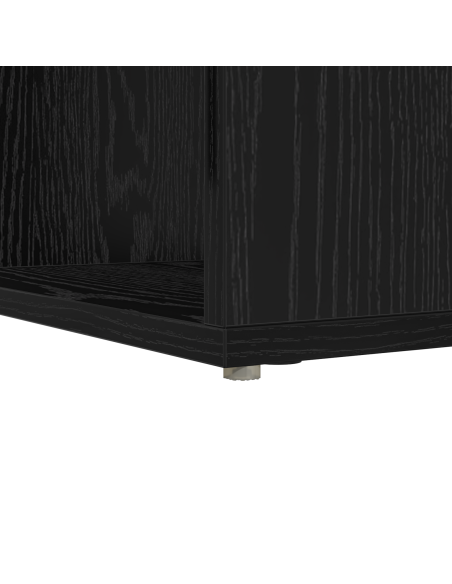 Scrivania ad angolo Rovere nero 101,5 x 149,5 x 149,5 cm