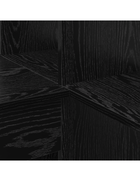 Scrivania ad angolo Rovere nero 101,5 x 149,5 x 149,5 cm