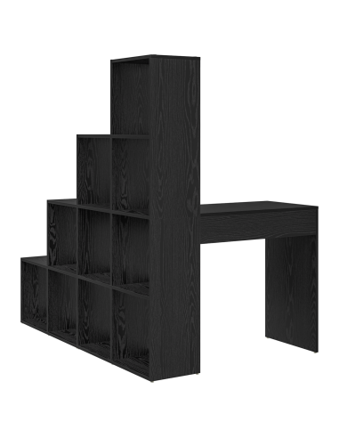 Scrivania ad angolo Rovere Nero 101,5 x 149,5 x 149,5 cm